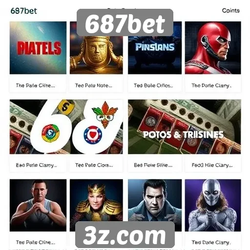 Avaliação do catálogo de jogos disponíveis no 687bet