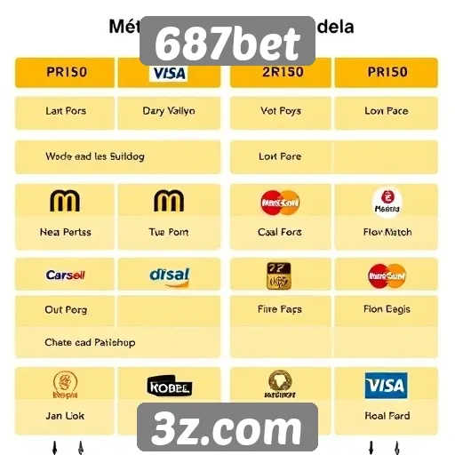 Métodos de Pagamento Aceitos pelo 687bet